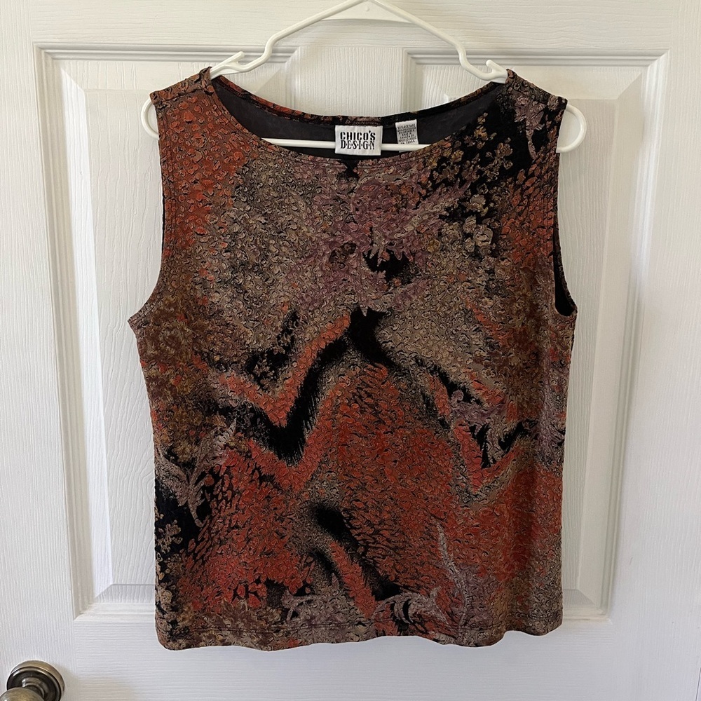 Chico's Vibrant Textured Tank Top